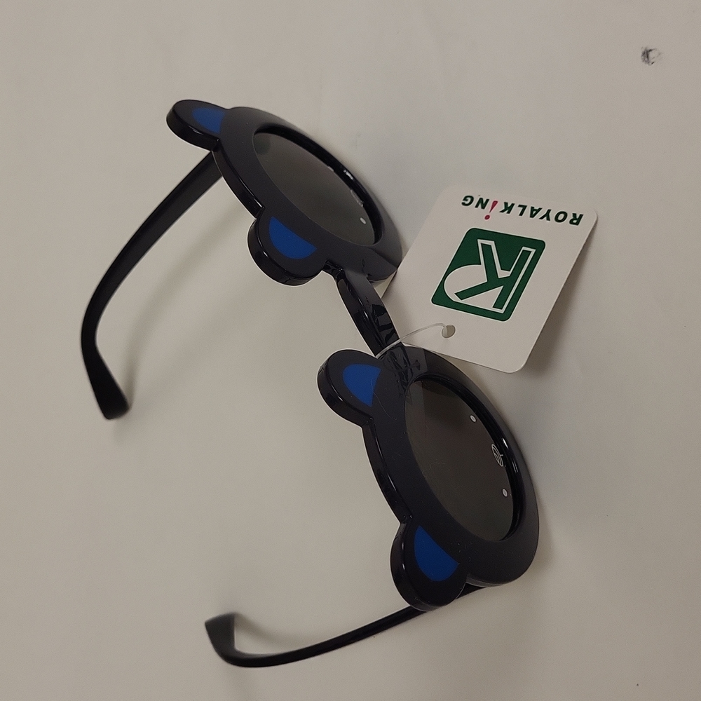 Royal King Sunglasses Bear with Ears Children Kids OS Dark Blue NWT